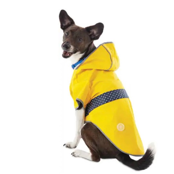 Rain Jacket Reversible Hooded Jacket Yellow XL - Picture 3 of 11